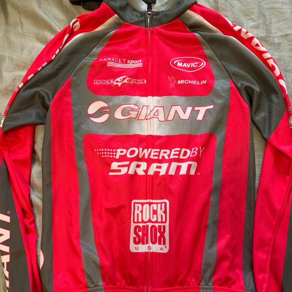 Long Sleeve Pink Cycling Top